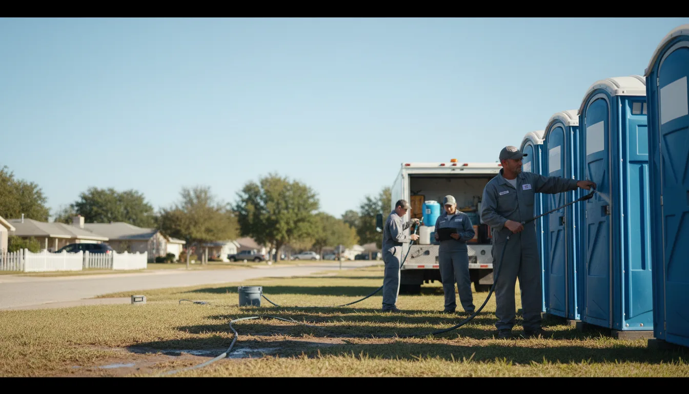 Long-Term Portable Toilet Rental in Oakland, IA near me